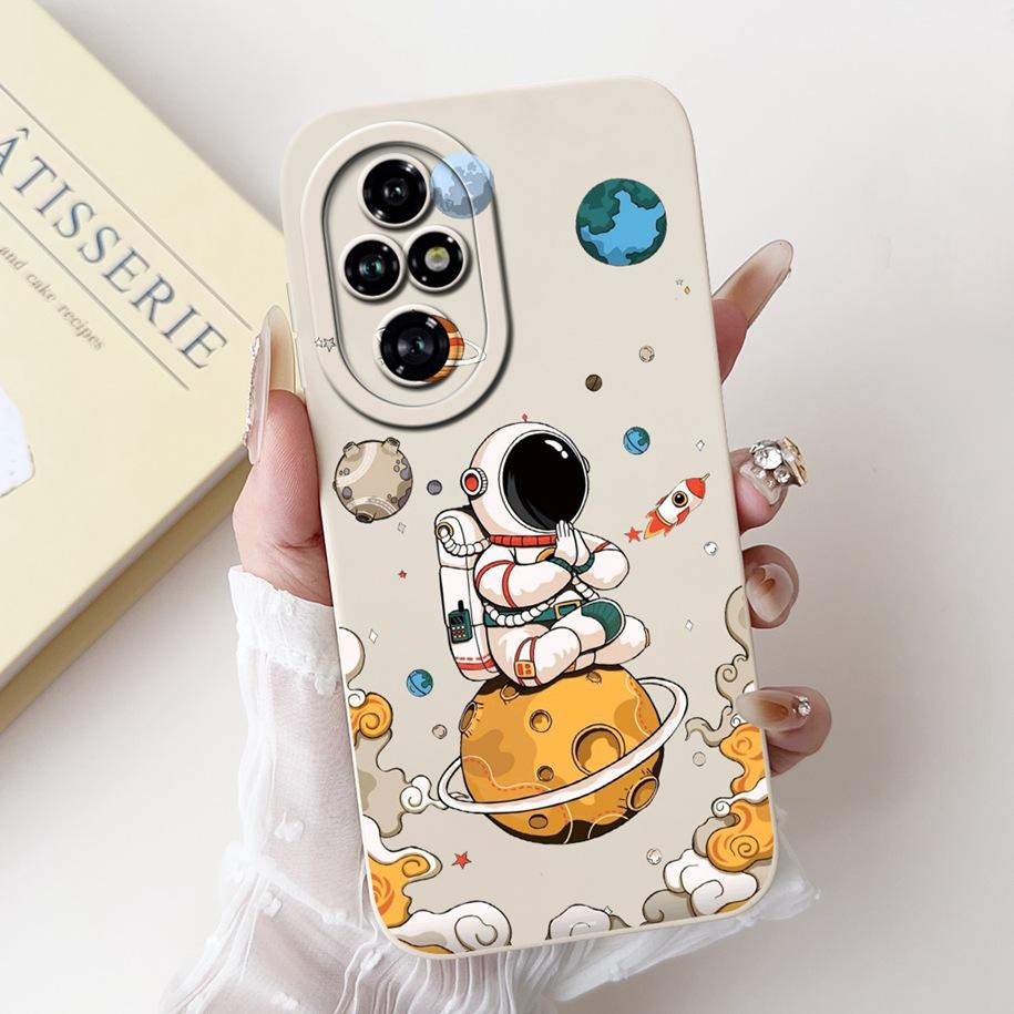 For Honor 200 Pro Case ELP-AN00 Phone Cover Popular Flower Avocado Soft Silicone Matte Fundas For Honor 200Pro Protective Bumper