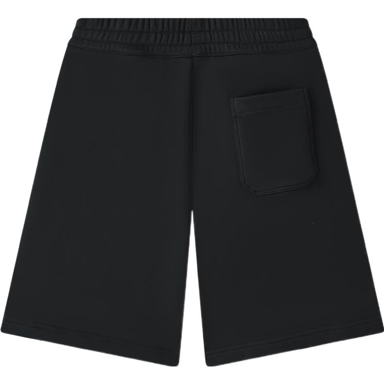 Fila Valentines Day American Series Solid Color Knitted Casual Shorts Men Shorts Black F11M329607FBK