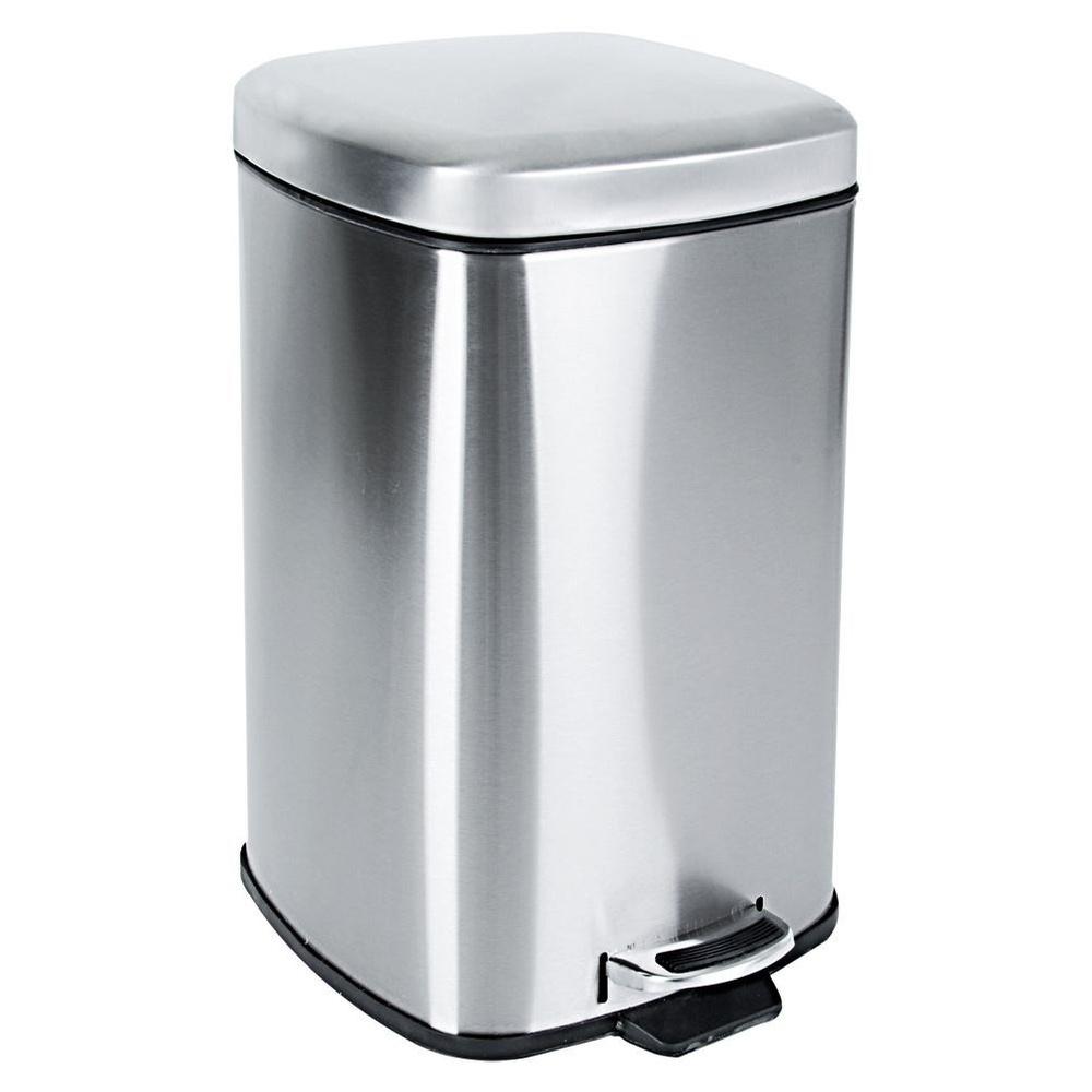 Steel waste bin with pedal 12 l
