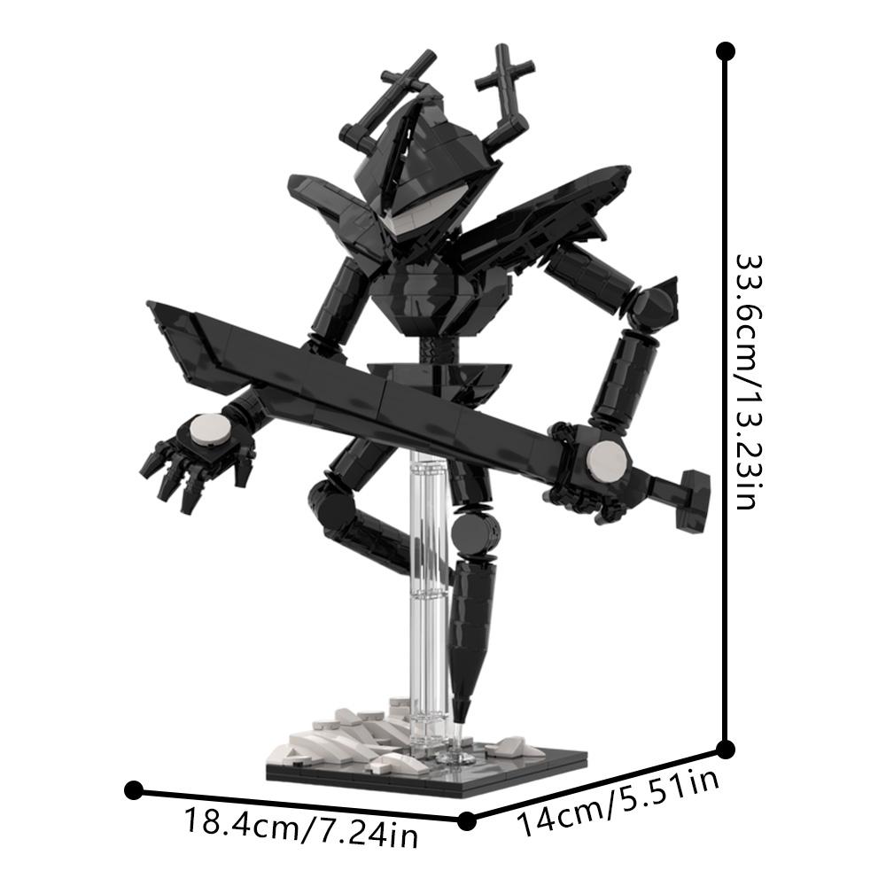 Gobricks MOC Deltarune MOC-231847 The Roaring Knight (Deltarune) Bricks