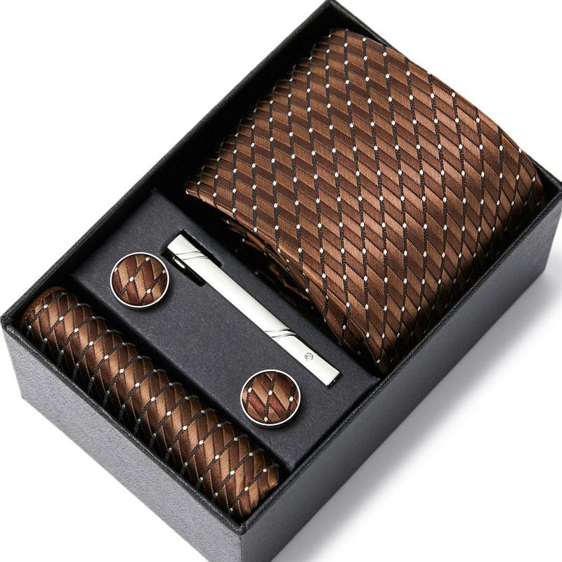 Nouvelle Cravate pour Homme Six Pièces Affaires Mariage Cravate pour Homme