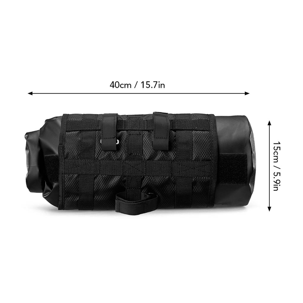 Bicycle Bag Waterproof Cycle Mountain Road MTB Bike Front Frame Handlebar Pannier Dry Bag with Roll Top Closure 3L 7L