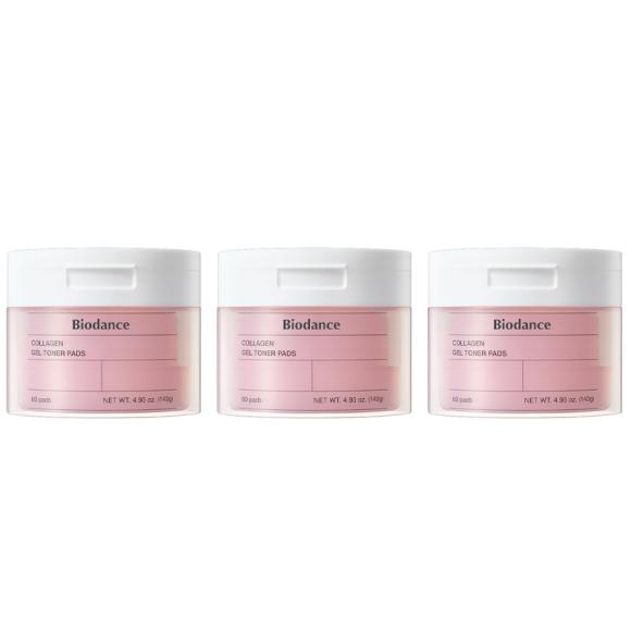 Biodacne Collagen Gel Toner-Pad 60 Pads, 140g (3 Options)