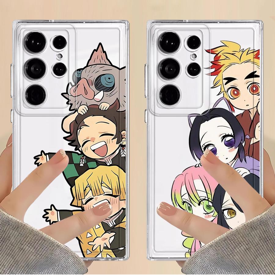 Phone Cover Case for Samsung Galaxy S26 Note 20 Ultra 10 S23 Ultra S25 Edge S21 S20 Plus S24 S22 FE D-Demon S-Slayer