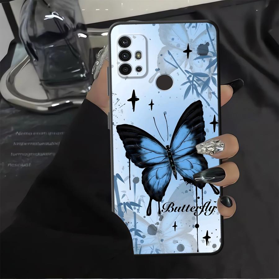 Creative Cartoon Butterfly Case for Motorola Moto G22 Edge40 G50 G32 G60s G71 G51 G73 G53 G30 Edge 20 Pro 30 Lite G52 Phone