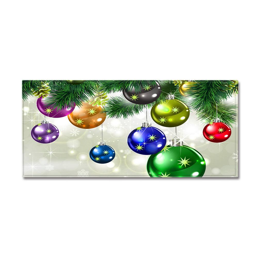 Christmas Porch Entrance Mat Kitchen Absorbent Strip Bathroom Non-Slip Mat Bedroom Living Room Carpet Floor Mat