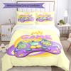 3pcs Game Controller Bedding Set Duvet Cover Closure Includes 1 Duvet Cover & 2 Pillowcases, Soft and Comfortable for All Seasons.
