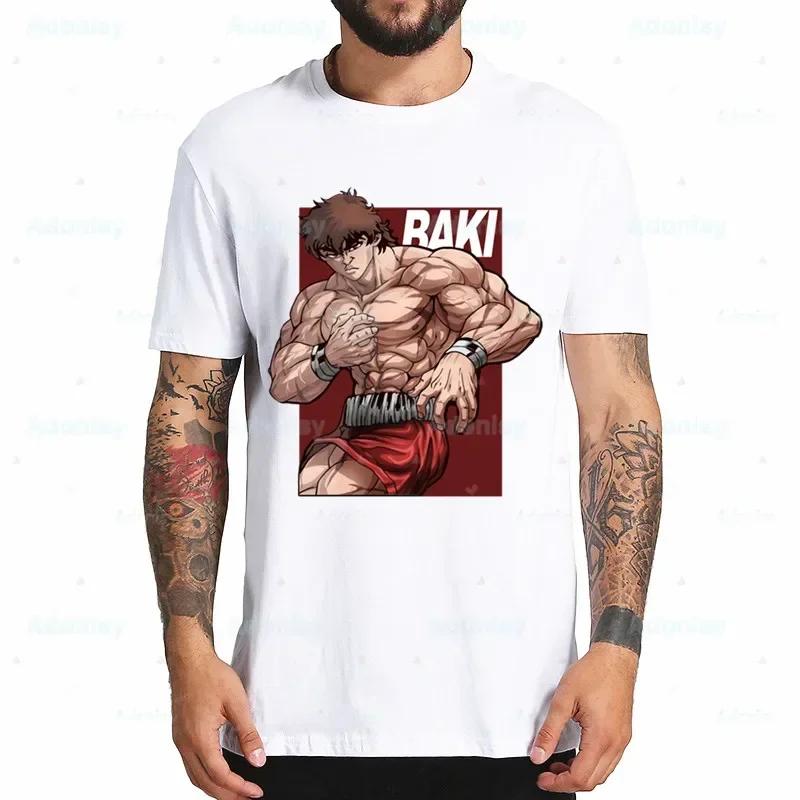 Yujiro Baki Fighter Anime Summer Fashion Shirt Graphic Hanma Grappler Fighting T Shirt Women Oneck Tees Funny Tshirt