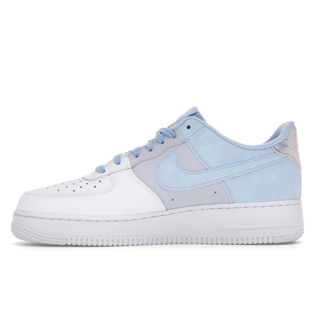 Nike Air Force 1 07 LV8 Psychic Blue Men Sneakers White Football-Grey CZ0337-400