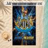 Plaj Havlusu Newcastle United FC Özel İsim Yazısı Kişiselleştirilmiş Yumuşak Havlu Plaj Havuzu İç Mekan Ev Dekorasyonu Hediye