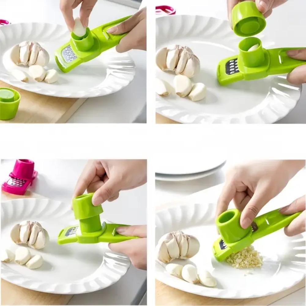 1/3pcs Garlic Press Crusher Manual Mincer Chopping Tool Home Garlic Masher Kitchen Ginger Garlic Grinding Grater Kitchen Tools