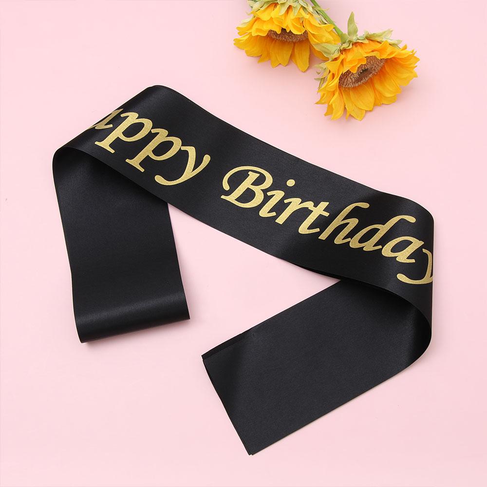 New Birthday Party Gifts Party Favors Happy Birthday Sash Party Decoration Etiquette Belt