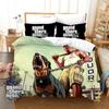 Exquisite Game GTA V Printed Bedding Set Duvet Cover Set 2/3pcs For Boys Girls Adult Bedroom Decoration Single Twin Full Size