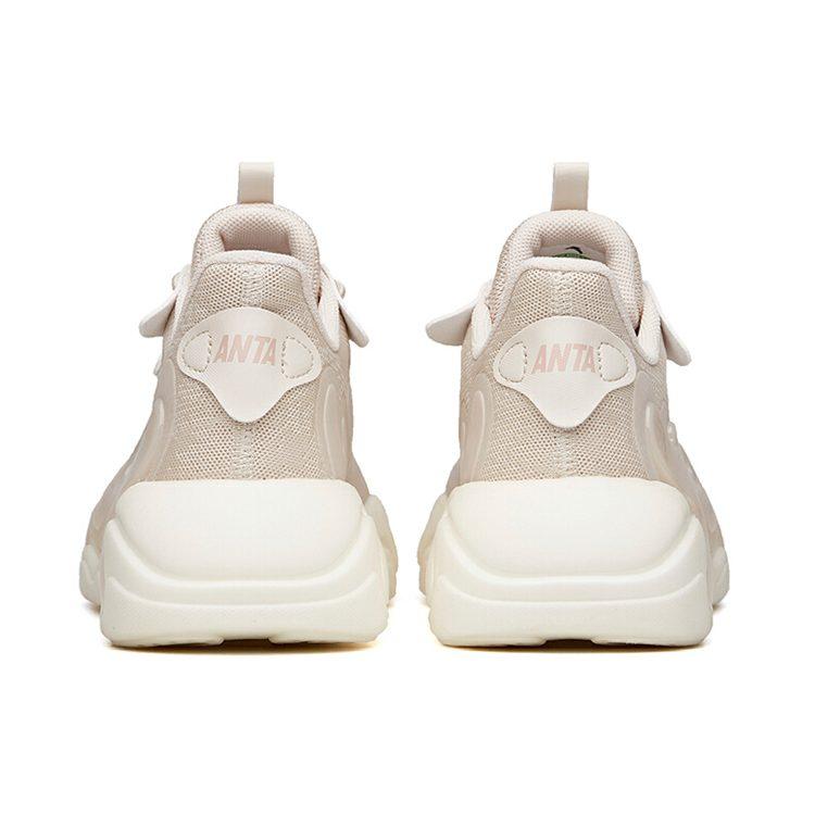 Anta Chao Worship 2.0 Breathable Cushioning Low Top Chunky Sneakers Women's Mud Gray 122138840-3