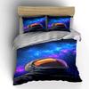 Astronaut Helmet and Galaxy. Bedding Sets Duvet Cover Sets Duvet Covers Pillowcases(1*Duvet Cover 2*Pillowcases Without Duvet Insert)