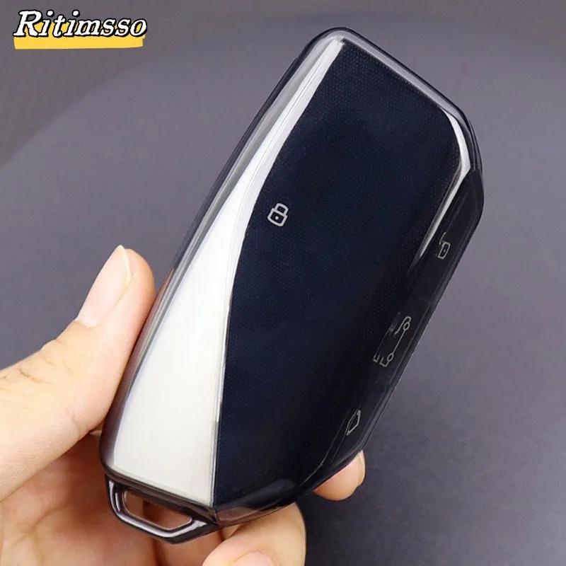 Transparent  Soft Tpu Car Smart Key Cover Case For Bmw X1 Ix Xm X5 X6 X7 I7    Accessories