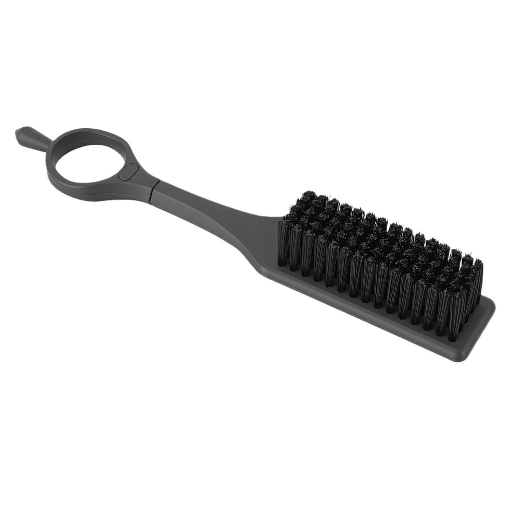 Barber Cleaning Clipper Brush Soft Portable Beard Styling Brush with Finger Ring for Stylists