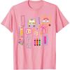 Coquette Bow Teacher Back To School Teacher Life Student Kid T-Shirt