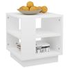  Coffee Table, White, 40x40x43 Cm, Wood-based Material