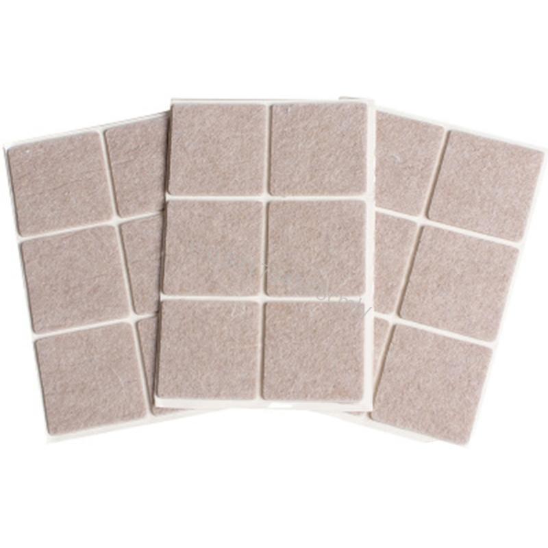 72Pcs Felt Chair Leg Pad Adhesive Floor Scratch and Noise Reducers 6XDE