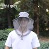 Men's Sun Protection Bucket Hat with Mosquito Mesh for Outdoor Activities