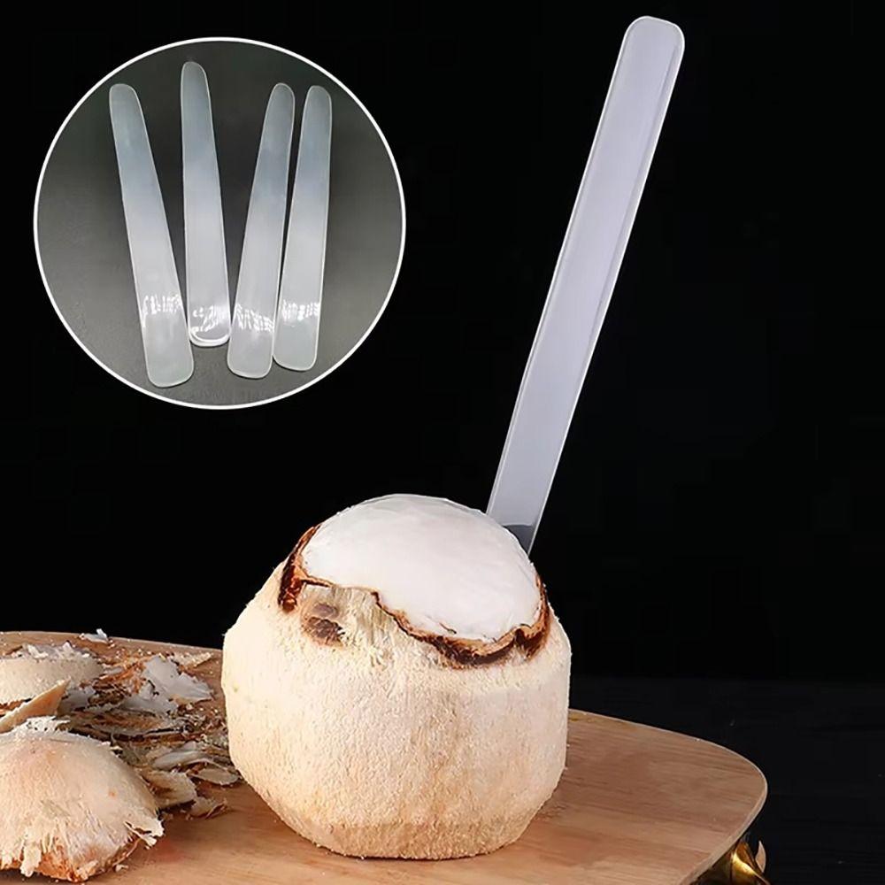5Pcs Long Handle Coconut Opener Plastic Kitchen Gadget Durable Digging Coconut Tool  Extractor