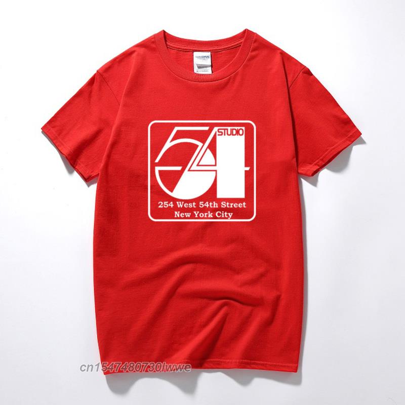 Studio 54 Shirt Disco 45 Vinyl Dance Throw Back Soul Unisex Clothes Top Camisetas Hombre Cotton T Shirt S