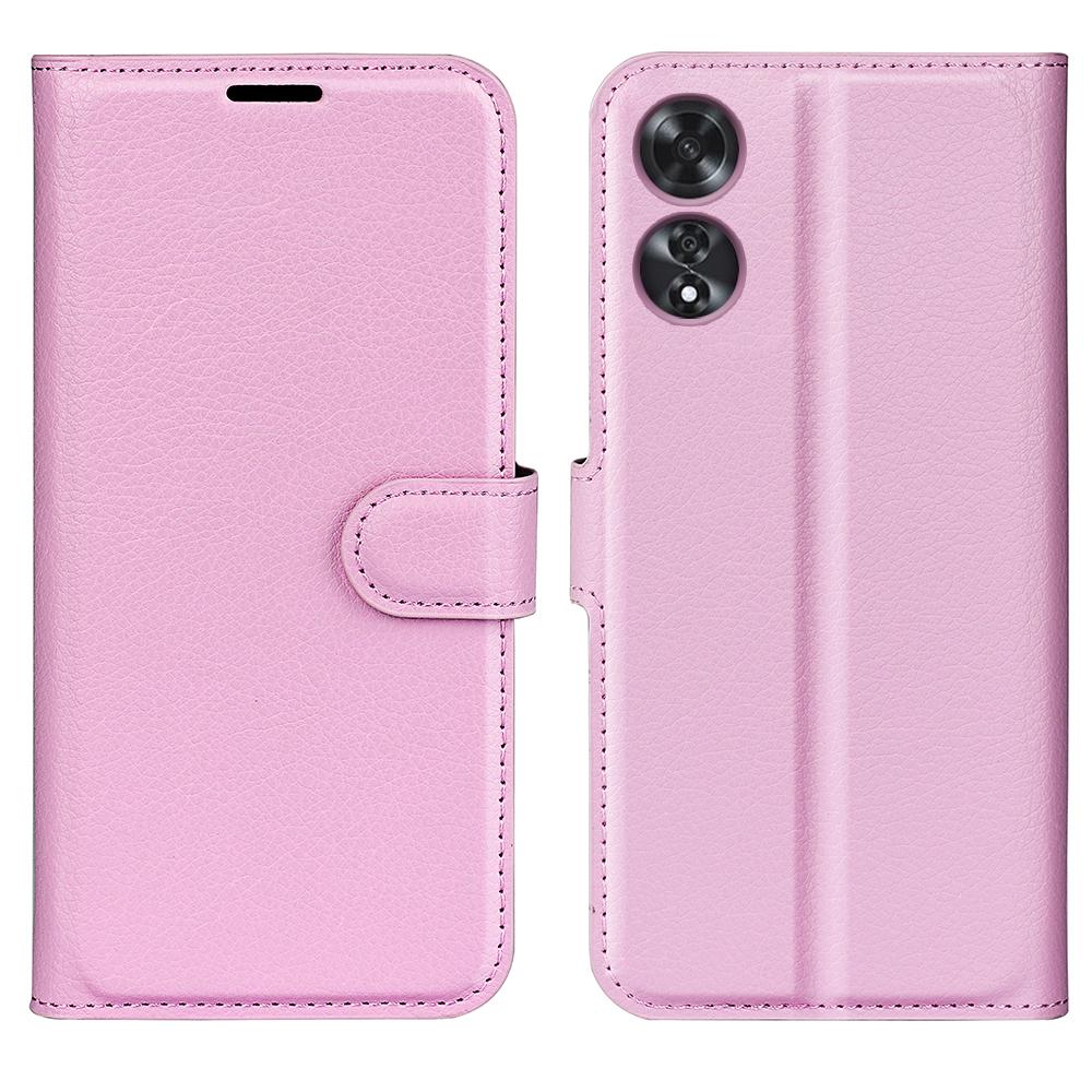 For Oppo A60 4G Case Anti-Drop Litchi Texture Leather Wallet Phone Cover
