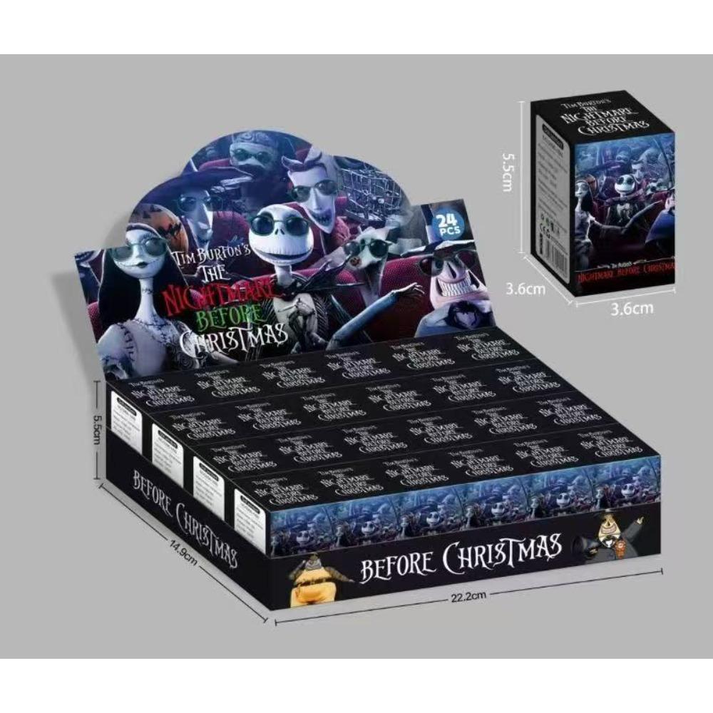 New Halloween Christmas Gift Blind Box 24 Small Box Santa Claus Series Exquisite Pendant Doll Male and Female Small Gifts