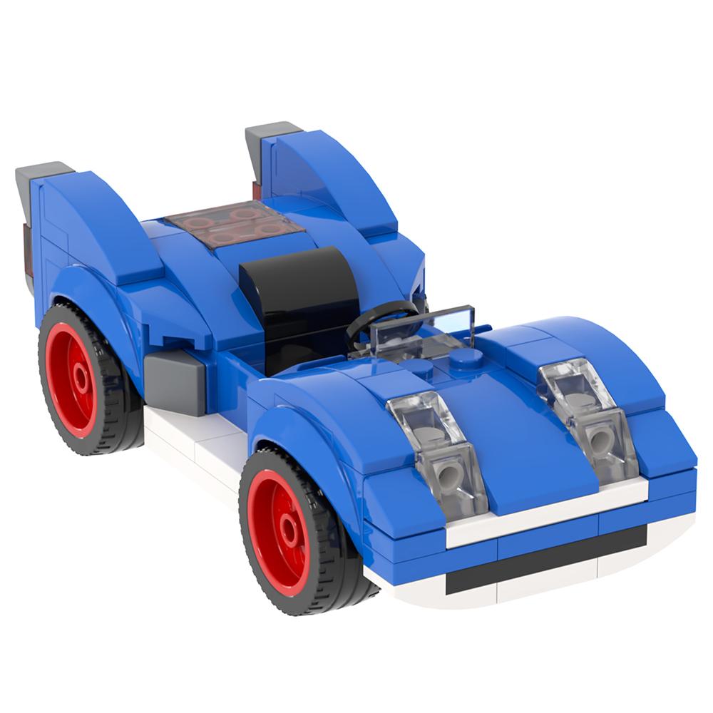MOC Hedgehog Mech Bricks Car Game Anime Airship Dr Eggmaned Robot Compatible Figure Building Blocks Toys For Children Adult Gift
