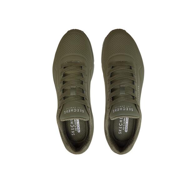 Мужские кроссовки Skechers Uno - stand on air 52458, dkgr зелёные