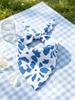 Summer Fruit Print Soft Dog Triangle Bandana, Pet Scarf Bib Accessory