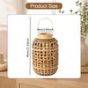 Decorative Handwoven Candle Holder Modern for Wedding Kitchen Indoor Outdoor A
