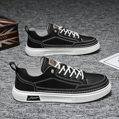 New Men's Sneakers Fashion Leather Casual Shoe Outdoor Comfortable Walking Shoes for Men Luxury White Tenis Shoes Zapatos Hombre