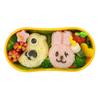 Sato Metal Industries SALUS Animal Rice Ball Mold 4-Pack (Rabbit, Fish, Panda, Chick)