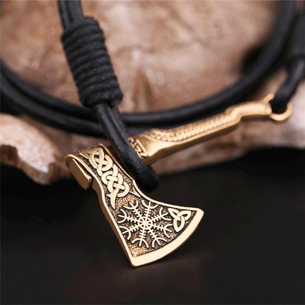 Slavic Axe Pendants Amulet Men Religious Celtics Knot Charms DIY Accessories for Jewelry Necklace Bracelet Making