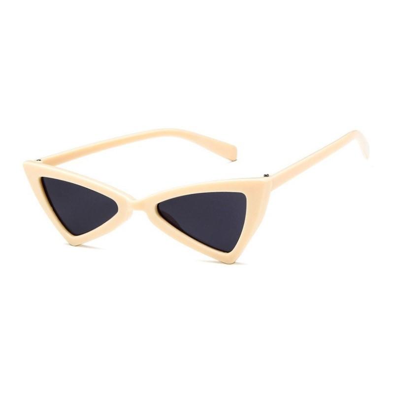 Vintage Cat Eye Women Sunglasses Triangle Frame Ladies Fashion Sun Glasses Cute Designer Eyewear
