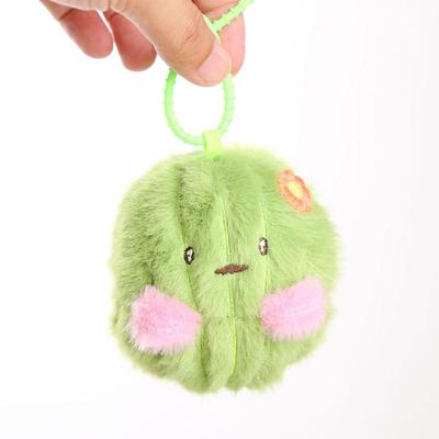 1 Piece 11Cm Kawaii Simulation Lifelike Fairy Ball Bag Pendant Plush Toy Stuffed Plants Cactus Dolls Keychain For Girls Decor