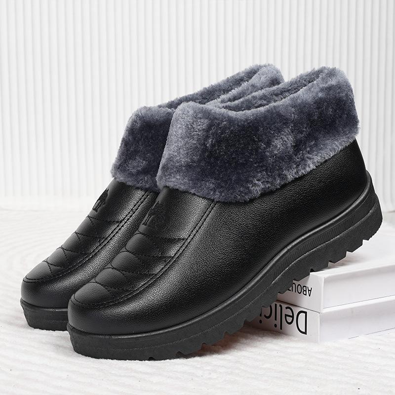 Men's Non-slip Lightweight Thick Sole Home Warm Shoes Non-slip Waterproof Unisex Snow