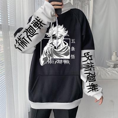 Japanese Anime Jujutsu Kaisen Gojo Satoru Men Clothes Hooded Sweatshirts Women Harajuku Cosplay Oversized Streetwear Hoodie Tops