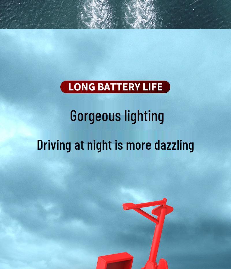 High-Power Dual-Motor Remote Control Tugboat with Extended Battery Life and Lights