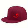New Hardtop Flat Hat Cartoon Devil Print Men's and Women's Fashion Adult Hip-hop Hat