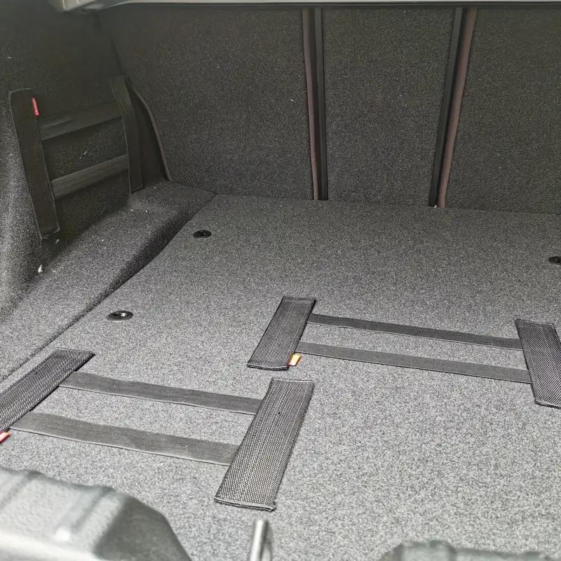 1PCS Car Trunk Debris Fixing Belt Elastic Items Velcro Debris Fixing Storage Belt Black Magic Tape Car Accessories Storage Bag Tape