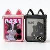 Cute Cat Ears Hinge Phone Case For Samsung Galaxy Z Flip 7 6 5 4 Flip8 Zflip7 For Motorola Razr 70 60 40 50 Ultra Cover