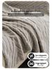 Plush Three-Seater Chaise Sofa Cover, All-Inclusive One-Piece Blanket/Cushion for Autumn/Winter