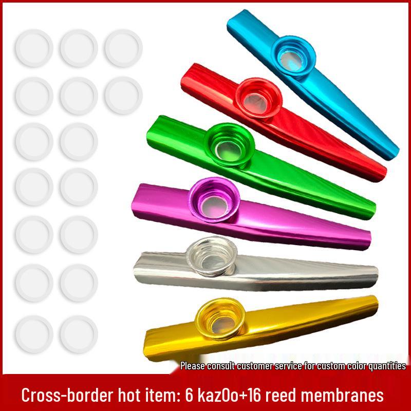 Metal Kazoo Cross-border Musical Instrument Gift Trumpet Saxophone Diaphragm
