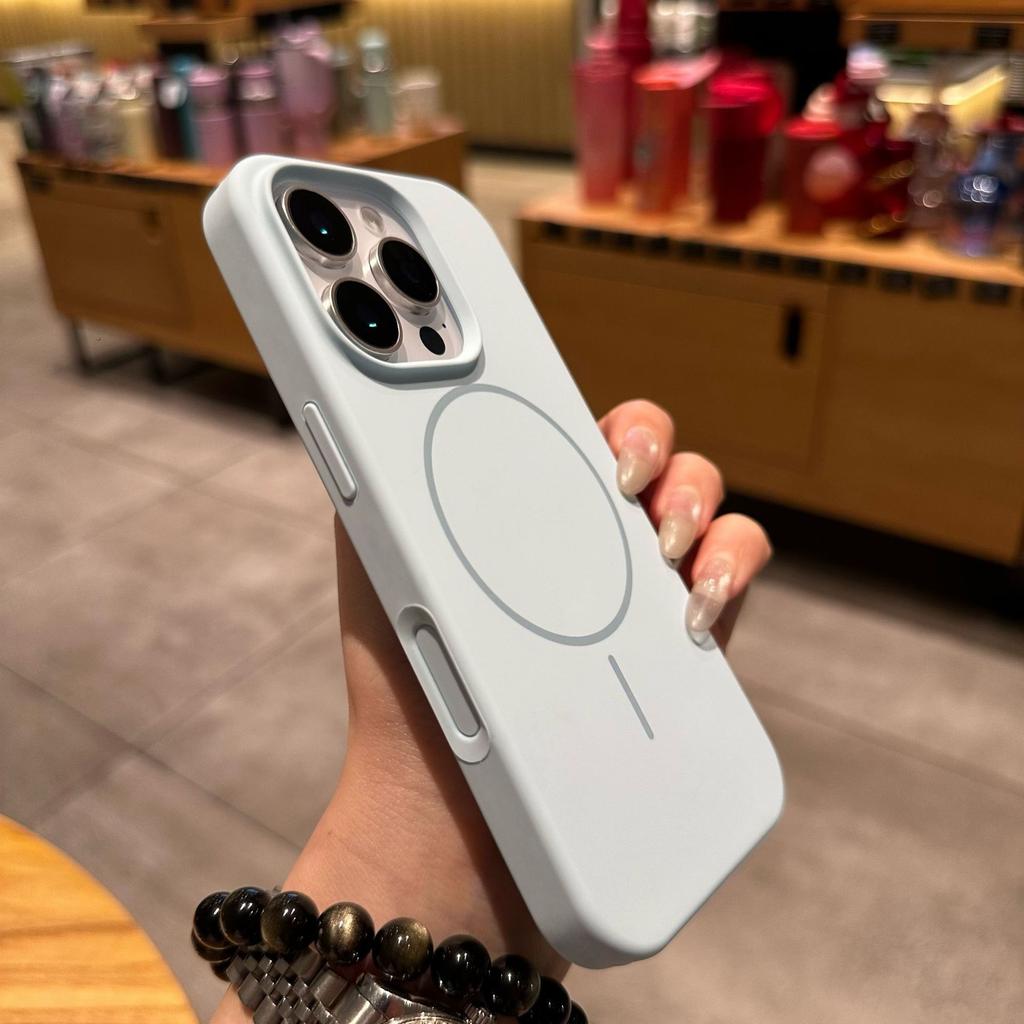 Applicable To iPhone17PROMAX Mobile Phone Case Integrated Camera Ai Button Liquid Silicone Magnetic Attraction Apple 16/15