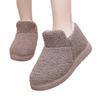 Winter new warm thickened piled comfortable high top fluffy shoes cotton shoes