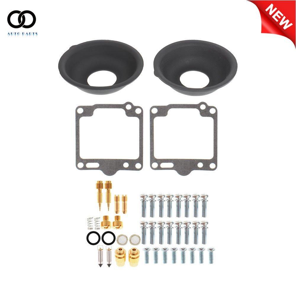 For Yamaha XV750 Virago 750 Carburetor Repair Kit Plunger Diaphragm Part 2pcs