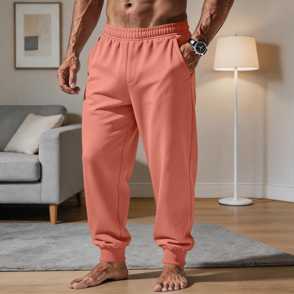 Herren Freizeithose mit lockerem Schnitt und elastischem Bund für täglichen Komfort